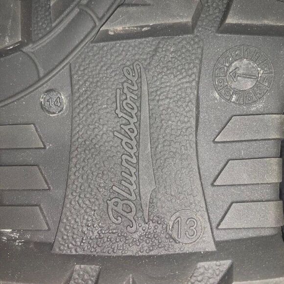 Blundstone 172 Men's Work Chelsea Leather Boot Stout Brown Size 14 US / 13 UK/AU - Picture 3 of 16